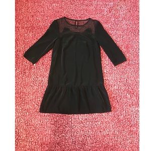 H&M Divided Size 2 Black Cat Top